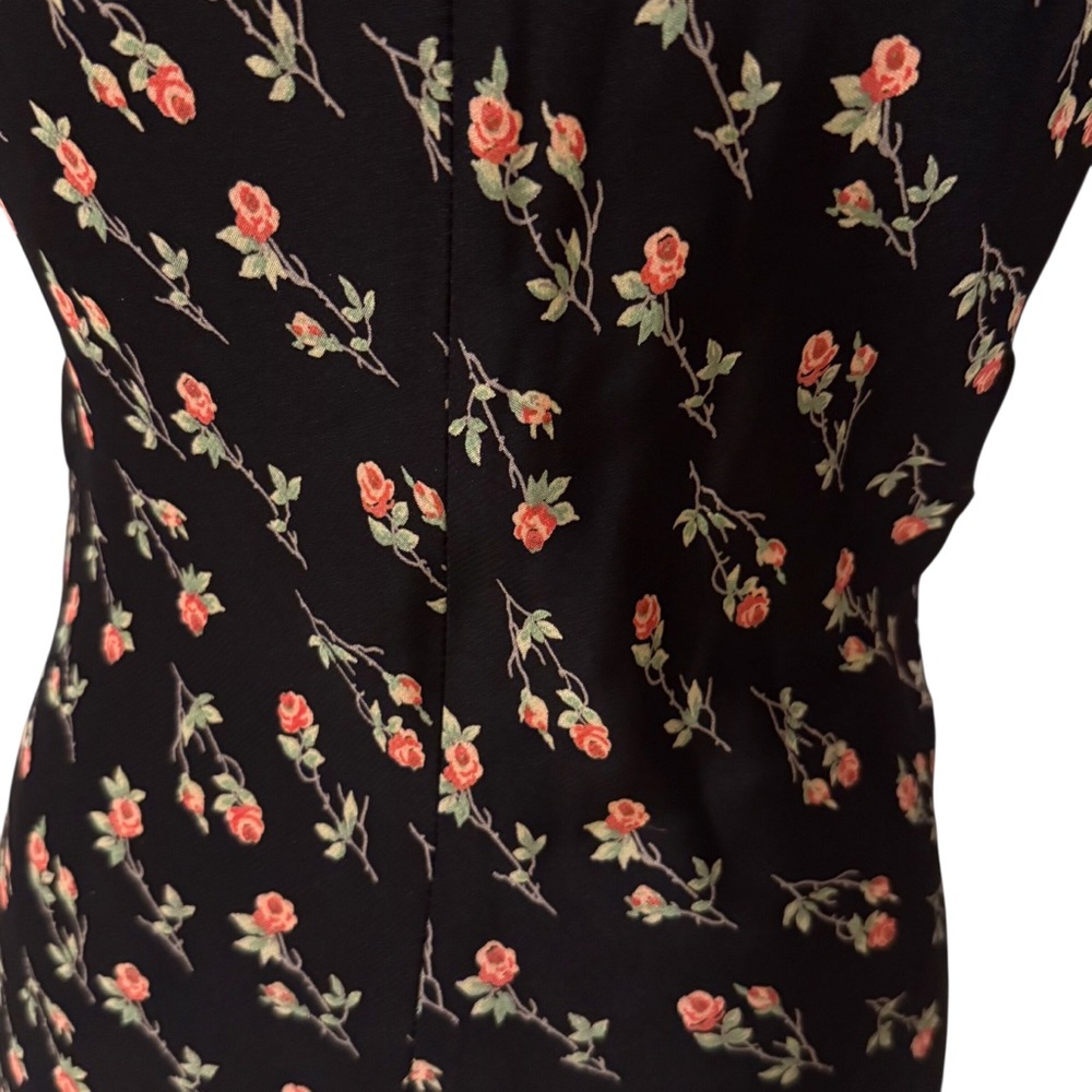 Vintage Betsey Johnson NY Slip Dress, 90’s/Y2K Floral Coquette Grunge,Goth - Picture 5 of 12
